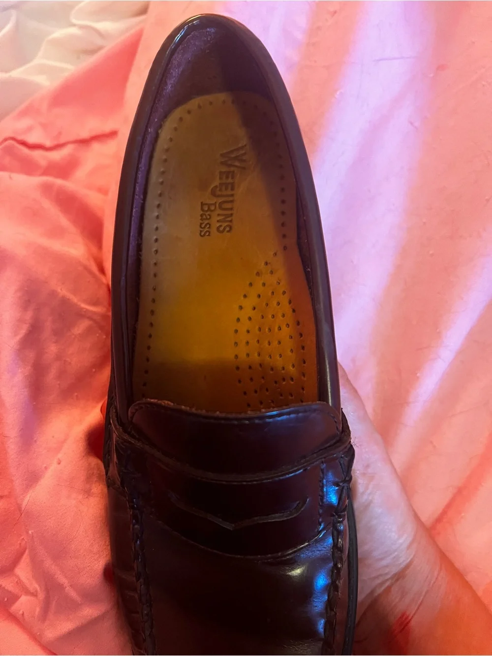 G.H. Bass Weejuns Whitney Penny Loafers Burgendy Size 8